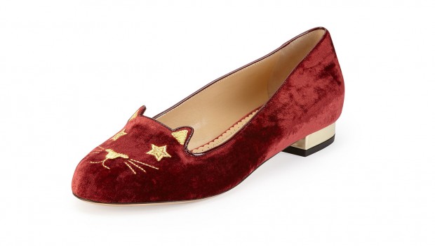 Charlotte Olympia cat slipper.