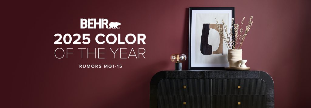 BEHR 2025 Color of the Year - Rumors MQ1-15