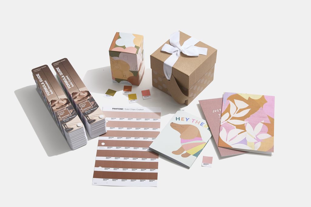 PANTONE® COY 2025: 17-1230 Mocha Mousse PMS for Print and Packaging
Photo courtesy of PANTONE®.